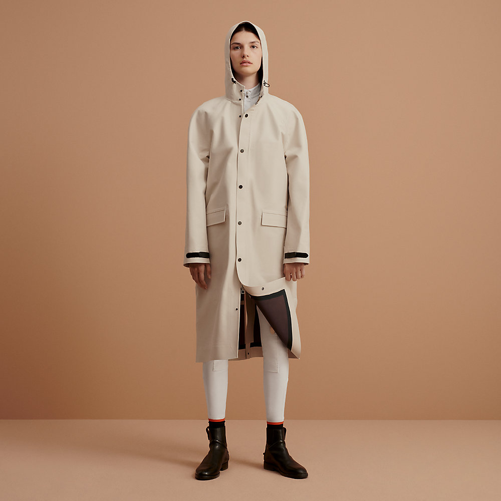 Country horse riding parka - Grey | Hermès USA